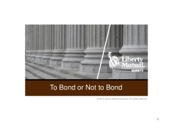 To Bond or Not to Bond