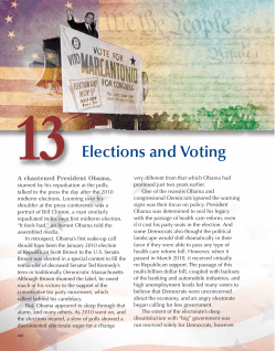 Elections and Voting