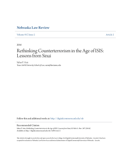 Rethinking Counterterrorism in the Age of ISIS
