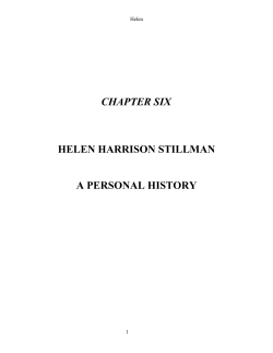 chapter six helen harrison stillman a personal history