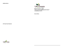 Strive to Excel in Building Up the Church