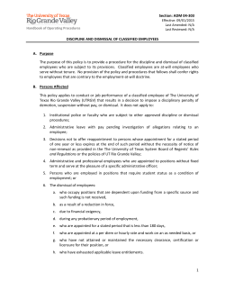 ADM 04-303 - University of Texas Rio Grande Valley