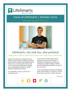 Faces of LifeSmarts | Decklan Cerza LifeSmarts, not only fun, also
