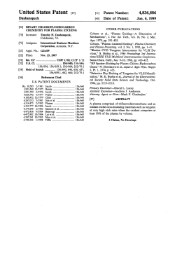 Binary chlorofluorocarbon chemistry for plasma etching