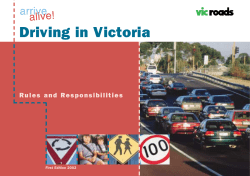 Driving In Victoria - Barkly Driving School