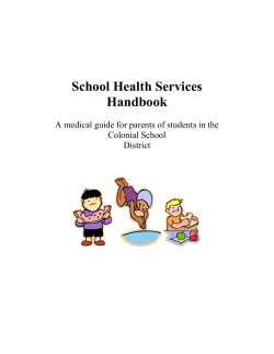 School Health Services - Colonial School District