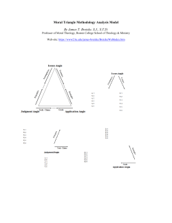 Moral Triangle Methodology Analysis Model By