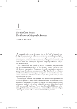 The Resilient Sector: The Future of Nonprofit