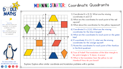 Coordinate Quadrants