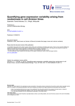 Quantifying gene expression variability arising from