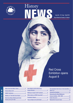 History - Royal Historical Society of Victoria