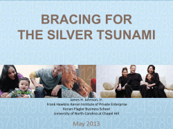 bracing for the silver tsunami - National Conference of State