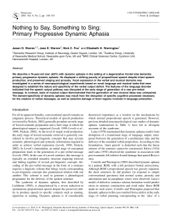 Language2 Warren et al 2003 aphasia-sing