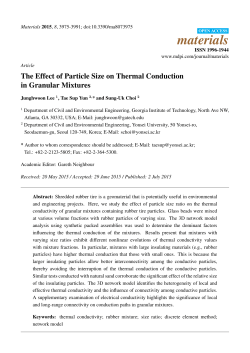 The Effect of Particle Size on Thermal Conduction in Granular Mixtures