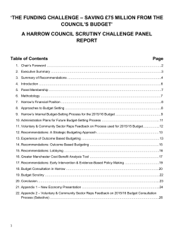 Item 09 - Appendix 2, 24/02/2015 Overview and