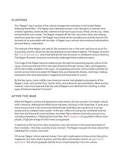 flappers after the war