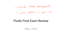 Final Exam review