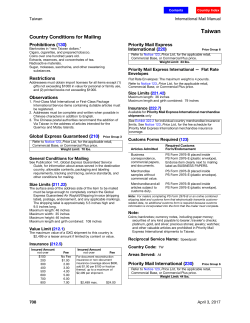 IMM - Country Listings (Taiwan