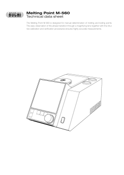 Melting Point M-560 Technical data sheet