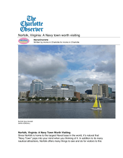 Norfolk, Virginia: A Navy town worth visiting