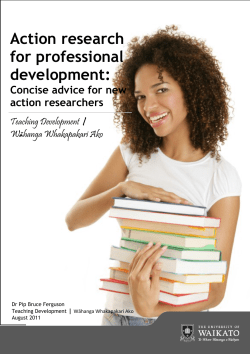 Action research for professional development