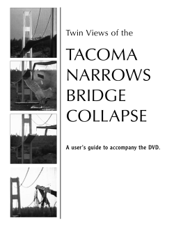tacoma narrows bridge collapse - American Association of Physics