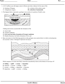 Earth`s History Ahearn - Mr. Ahearn`s Earth Science