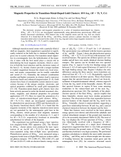Magnetic Properties in Transition-Metal