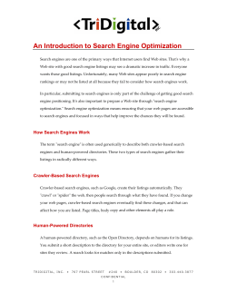 An Introduction to Search Engine Optimization