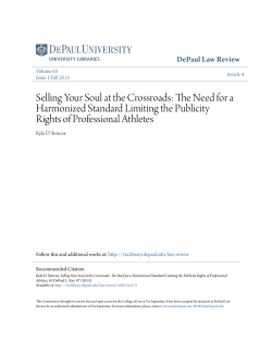 Selling Your Soul at the Crossroads: The Need for a