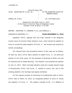 J-A10046-16 2016 PA Super 295 IN RE: ADOPTION OF: R.A.B., JR