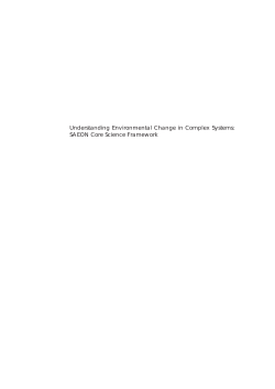 SAEON Core Science Framework