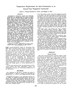 pdfTemperature Requirements for Seed Germination in