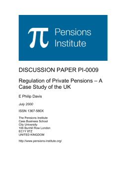 discussion paper pi-0009
