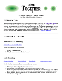 Bonding Document with Links