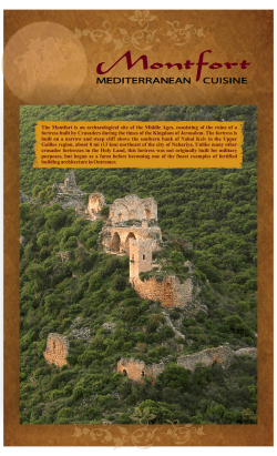 Menu - Montfort Restaurant