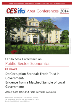 Do Corruption Scandals Erode Trust in Government? Evidence from
