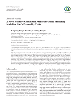 A Novel Adaptive Conditional Probability