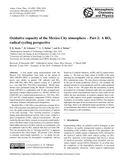 Oxidative capacity of the Mexico City atmosphere &ndash; Part 2: A ROx