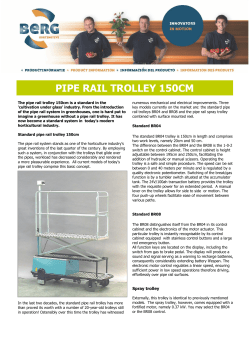 PIPE RAIL TROLLEY 150CM