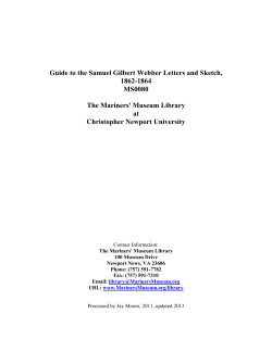 Samuel Gilbert Webber Letters and Sketch