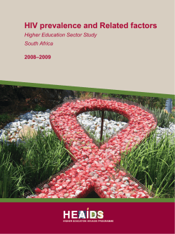 HIV prevalence and related factors