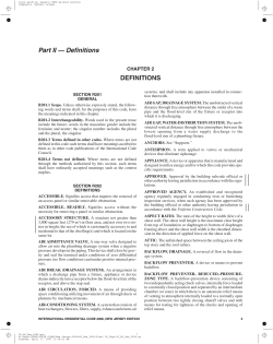 Definitions - International Code Council