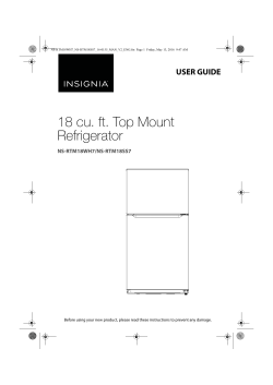 18 cu. ft. Top Mount Refrigerator