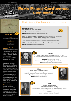 Paris Peace Conference
