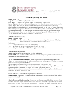 Lesson: Exploring the Moon