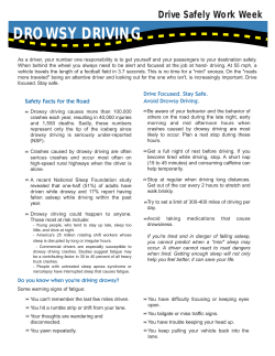 drowsy driving - Johns Hopkins Medicine
