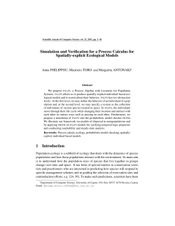 Simulation and Verification for a Process Calculus for Spatially