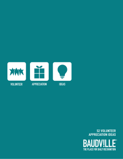 52 Volunteer Appreciation Ideas eBook
