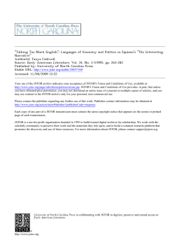 "Talking Too Much English": Languages of